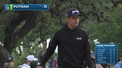 Andrew Putnam | Round 4 | 13th hole | Shot 3 | 2026 Valero