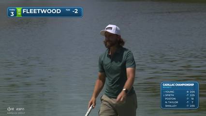 Tommy Fleetwood | Round 2 | 3rd hole | Shot 4 | 2026 Cadillac