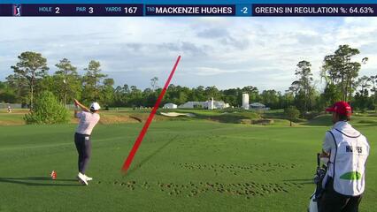 Mackenzie Hughes | Round 2 | 2nd hole | Shot 1 | 2025 Houston Open