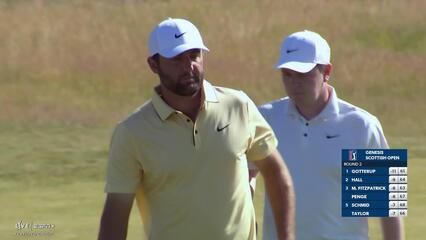 Scottie Scheffler | Round 2 | 11th hole | Shot 4 | 2025 Genesis Scottish Open