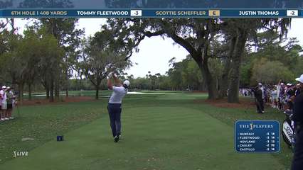 Scottie Scheffler | Round 1 | 6th hole | Shot 1 | 2026 THE PLAYERS