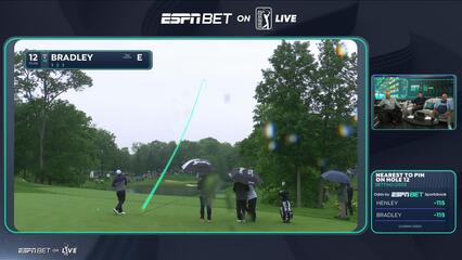 Keegan Bradley | Round 2 | 12th hole | Shot 1 | 2025 the Memorial