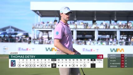 Thomas Detry | Round 3 | 17th hole | Shot 3 | 2025 WM Phoenix Open