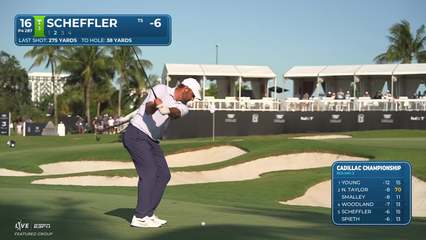 Scottie Scheffler | Round 2 | 16th hole | Shot 2 | 2026 Cadillac