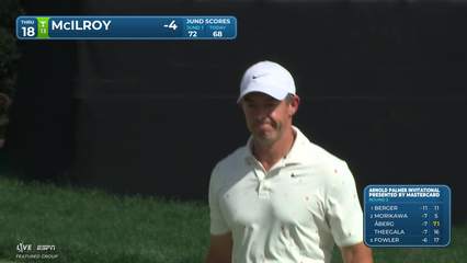 Rory McIlroy | Round 2 | 18th hole | Shot 4 | 2026 Arnold Palmer