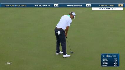 Carson Young | Round 4 | 18th hole | Shot 5 | 2025 THE PLAYERS