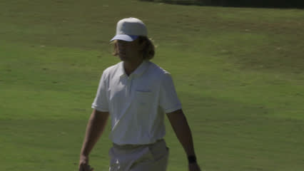 Garrick Higgo | Round 1 | 13th hole | Shot 2 | 2025 Sanderson Farms