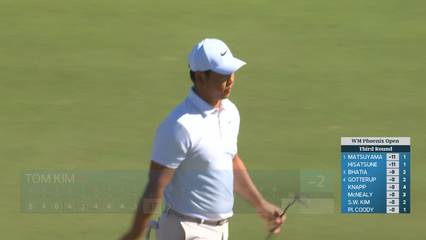 Tom Kim | Round 3 | 10th hole | Shot 3 | 2026 WM Phoenix Open
