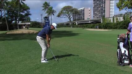 Keegan Bradley | Round 4 | 5th hole | Shot 3 | 2025 Sony Open