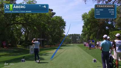 Ludvig Åberg | Round 1 | 12th hole | Shot 1 | 2026 RBC Heritage