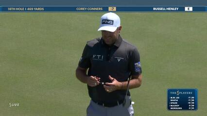 Corey Conners | Round 3 | 18th hole | Shot 3 | 2025 THE PLAYERS