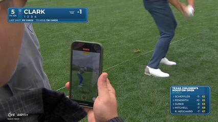 Wyndham Clark | Round 2 | 5th hole | Shot 2 | 2025 Houston Open