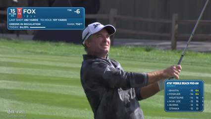Ryan Fox | Round 2 | 15th hole | Shot 2 | 2026 AT&T Pebble Beach