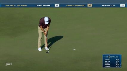 Rasmus Hojgaard | Round 1 | 14th hole | Shot 5 | 2025 THE PLAYERS