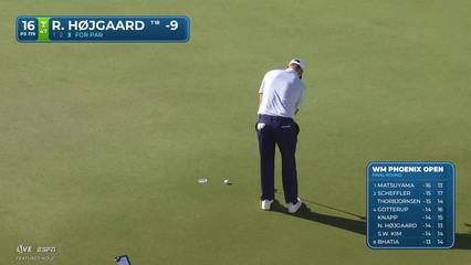 Rasmus Højgaard | Round 4 | 16th hole | Shot 3 | 2026 WM Phoenix Open
