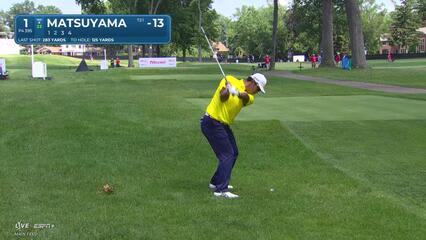 Hideki Matsuyama | Round 4 | 1st hole | Shot 2 | 2025 Rocket Classic