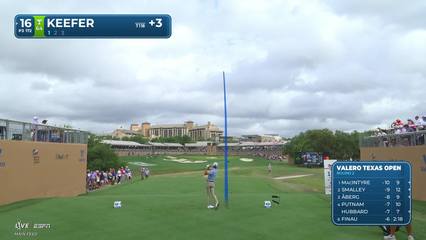 John Keefer | Round 2 | 16th hole | Shot 1 | 2026 Valero