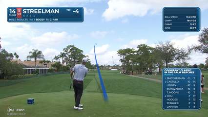 Kevin Streelman | Round 3 | 14th hole | Shot 1 | 2026 Cognizant Classic