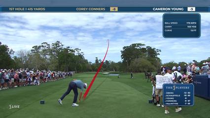 Corey Conners | Round 3 | 1st hole | Shot 1 | 2026 THE PLAYERS