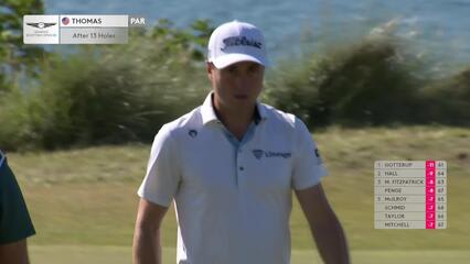 Justin Thomas | Round 2 | 13th hole | Shot 4 | 2025 Genesis Scottish Open