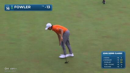 Rickie Fowler | Round 4 | 16th hole | Shot 3 | 2025 John Deere