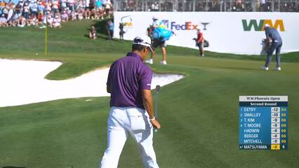 Hideki Matsuyama | Round 2 | 6th hole | Shot 3 | 2025 WM Phoenix Open