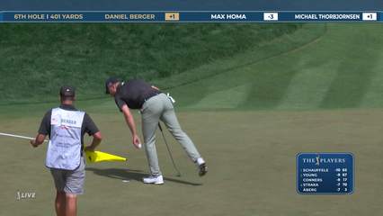 Daniel Berger | Round 2 | 6th hole | Shot 4 | 2026 THE PLAYERS