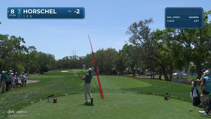 Billy Horschel | Round 1 | 8th hole | Shot 1 | 2025 Valspar