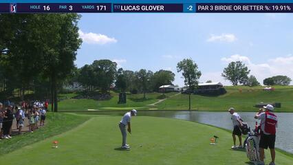 Lucas Glover | Round 1 | 16th hole | Shot 1 | 2025 Travelers
