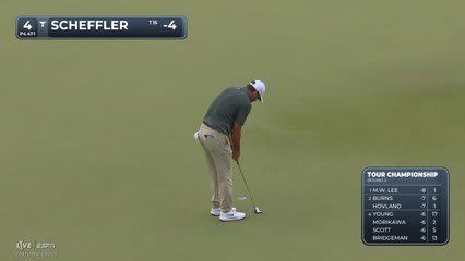 Scottie Scheffler | Round 2 | 4th hole | Shot 5 | 2026 TOUR Championship