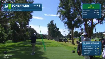 Scottie Scheffler | Round 2 | 12th hole | Shot 1 | 2026 The Genesis