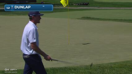Nick Dunlap | Round 4 | 13th hole | Shot 3 | 2025 Truist Championship