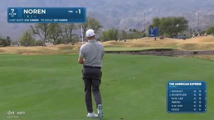 Alex Noren | Round 1 | 7th hole | Shot 2 | 2026 The American Express
