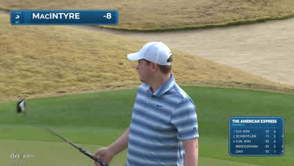 Robert MacIntyre | Round 2 | 3rd hole | Shot 4 | 2026 The American Express