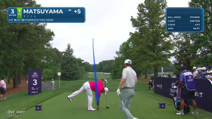 Hideki Matsuyama | Round 3 | 3rd hole | Shot 1 | 2026 Truist Championship