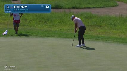 Nick Hardy | Round 4 | 8th hole | Shot 3 | 2025 3M Open