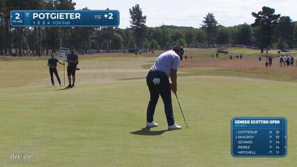 Aldrich Potgieter | Round 2 | 2nd hole | Shot 4 | 2025 Genesis Scottish Open