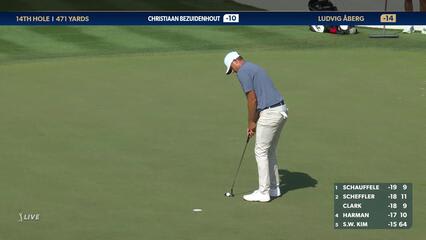 Ludvig Aberg | 2024 THE PLAYERS | Round 4 | 14th hole | Shot 4