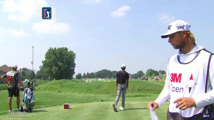Akshay Bhatia | Round 2 | 7th hole | Shot 1 | 2025 3M Open