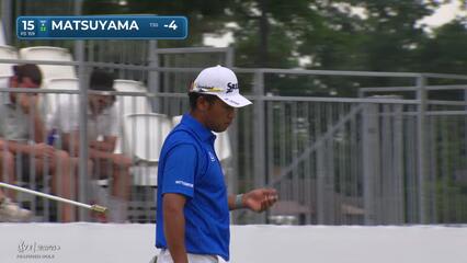 Hideki Matsuyama | Round 1 | 15th hole | Shot 4 | 2025 Rocket Classic
