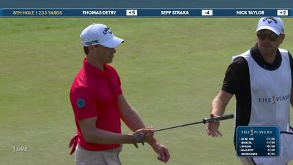 Thomas Detry | Round 2 | 8th hole | Shot 3 | 2025 THE PLAYERS