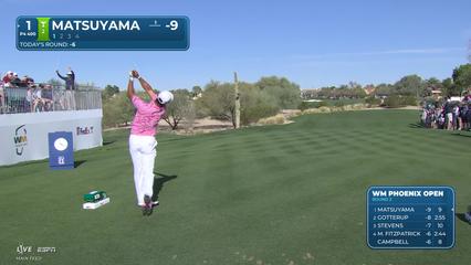 Hideki Matsuyama | Round 2 | 1st hole | Shot 1 | 2026 WM Phoenix Open
