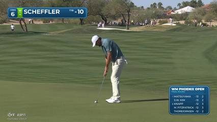 Scottie Scheffler | Round 4 | 6th hole | Shot 4 | 2026 WM Phoenix Open