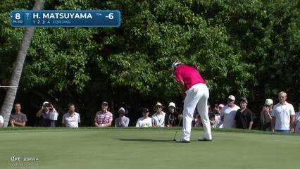 Hideki Matsuyama | Round 3 | 8th hole | Shot 4 | 2025 Sony Open