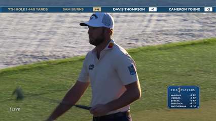 Sam Burns | Round 1 | 7th hole | Shot 3 | 2026 THE PLAYERS