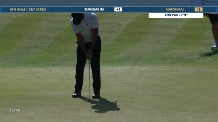Aaron Rai | Round 3 | 9th hole | Shot 5 | 2025 THE PLAYERS