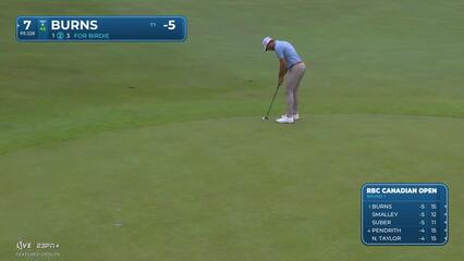 Sam Burns | Round 1 | 7th hole | Shot 3 | 2025 RBC Canadian