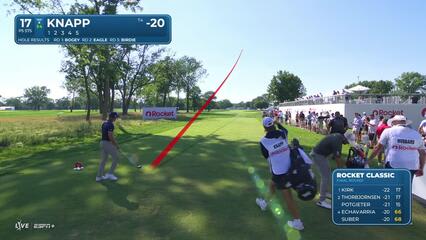Jake Knapp | Round 4 | 17th hole | Shot 1 | 2025 Rocket Classic