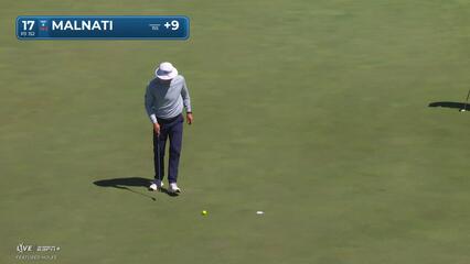 Peter Malnati | Round 2 | 17th hole | Shot 3 | 2025 THE CJ CUP