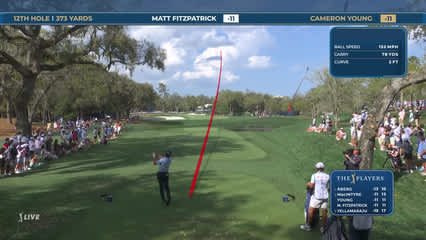 Cameron Young | Round 4 | 12th hole | Shot 1 | 2026 THE PLAYERS